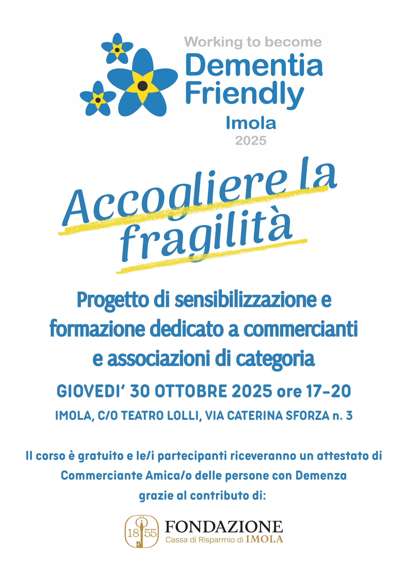 Volantino formazione commercianti